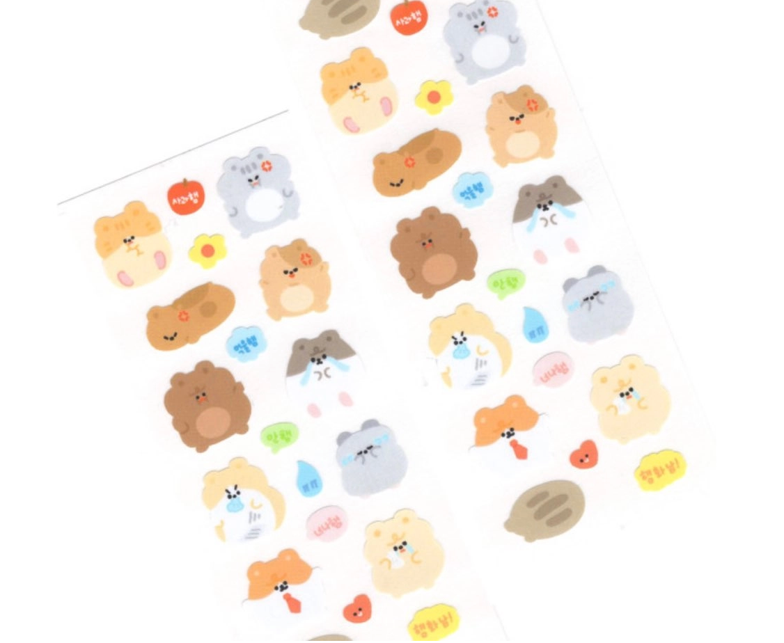 Hamster Sticker Sheet