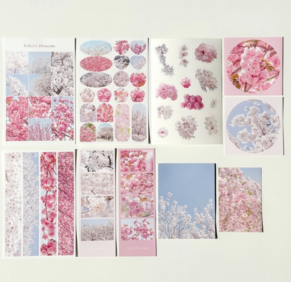 Cherry Blossom Diary Decoration Kit