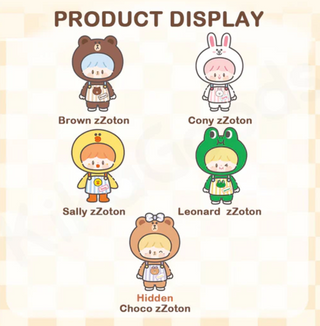 zZoton x LINEFRIENDS My Best Friends Plush Blind Box