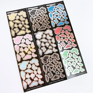 Traditional Silver Palette Sticker Sheet