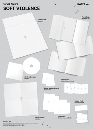[PRE-ORDER] TAEMIN [PHASE I : Soft Violence] (PHOTO BOOK Ver.) (BITTER Ver. / SWEET Ver.)