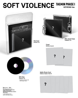 [PRE-ORDER] TAEMIN [PHASE I : Soft Violence] (KEYRING Ver.)