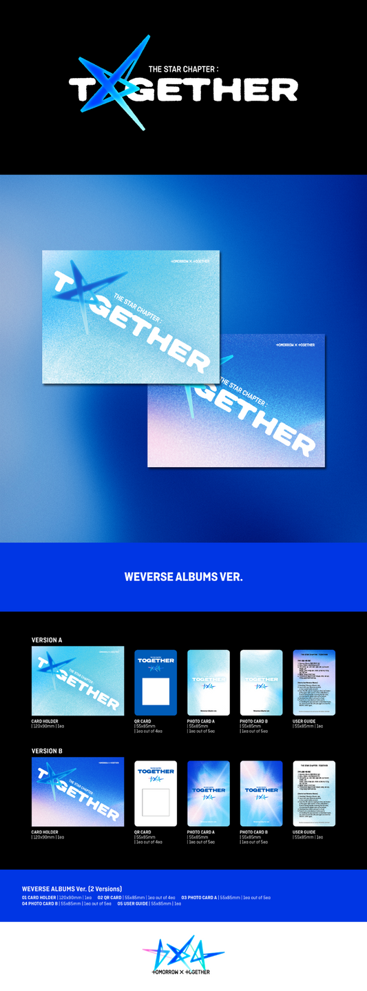 TOMORROW X TOGETHER (TXT) 4th Full Album [The Star Chapter : TOGETHER] (Weverse Albums Ver.)