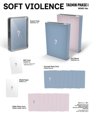 [PRE-ORDER] TAEMIN [PHASE I : Soft Violence] (NEMO Ver.)