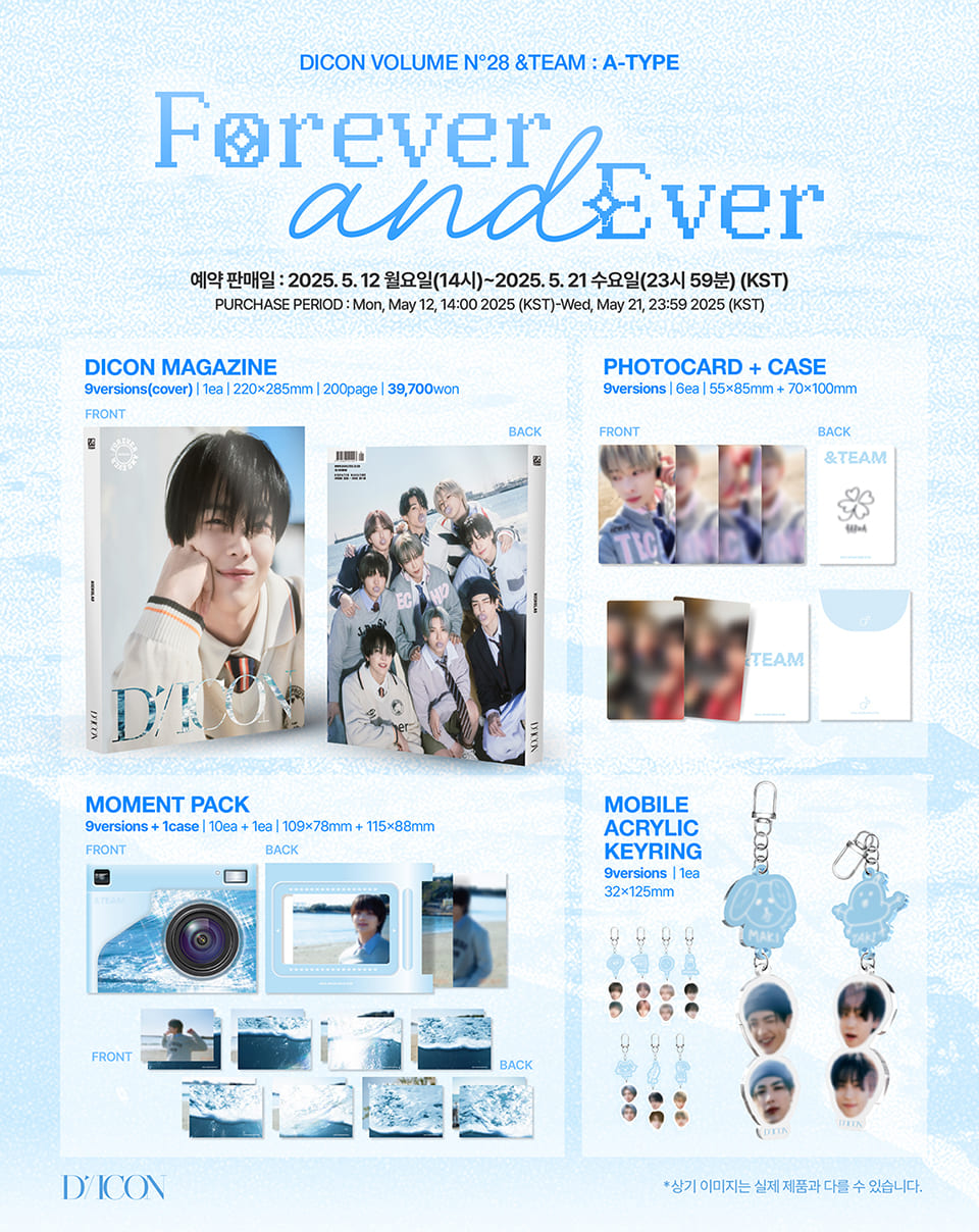 Magazine DICON VOLUME N°28 &TEAM Forever and Ever (Type A)