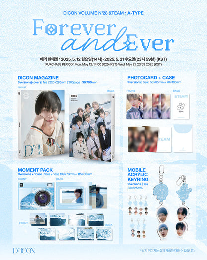Magazine DICON VOLUME N°28 &TEAM Forever and Ever (Type A)