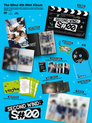 [PRE-ORDER] The Wind 4th Mini Album [Second wind : S#00] (Photobook Ver.)