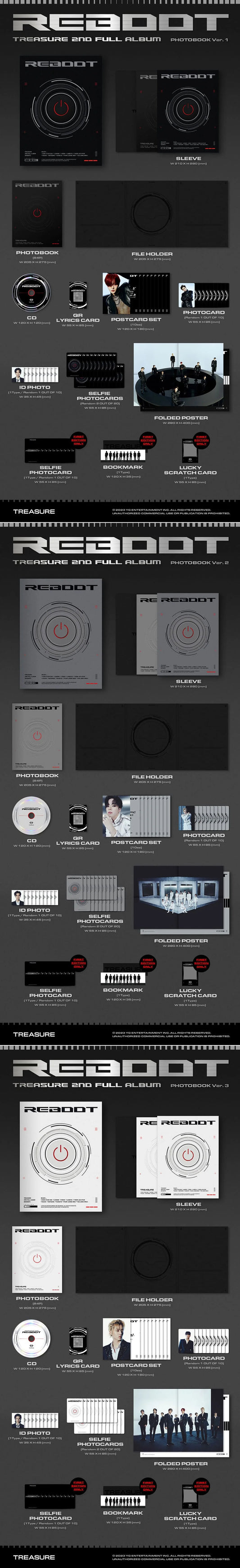 TREASURE 2nd Full Album [REBOOT] (Photobook Ver.)