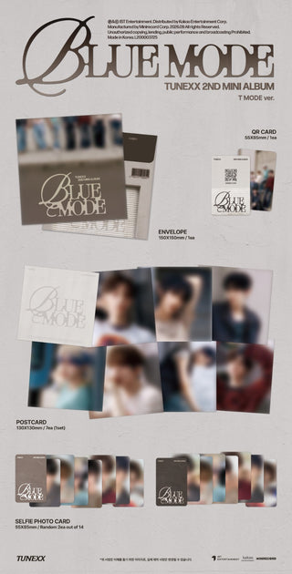 [PRE-ORDER] TUNEXX 2nd Mini Album [BLUE MODE] (T MODE Ver.)