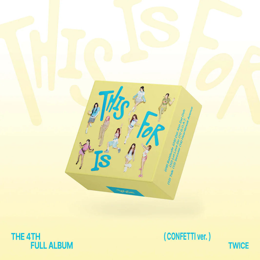 TWICE 4th Full Album [THIS IS FOR] (CONFETTI Ver.)