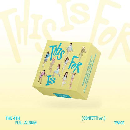 TWICE 4th Full Album [THIS IS FOR] (CONFETTI Ver.)