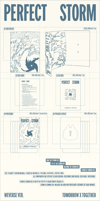 [PRE-ORDER] TOMORROW X TOGETHER (TXT) 9th Mini Album [PERFECT STORM] (Weverse Albums Ver.)