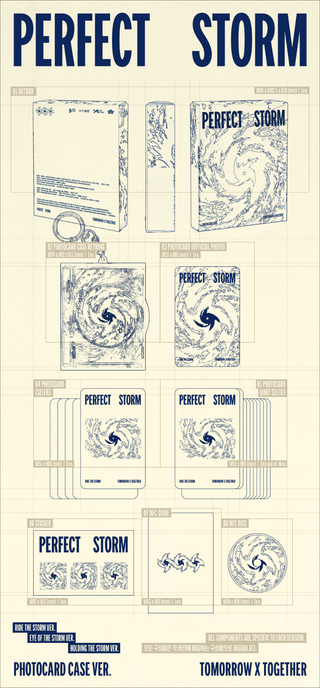 [PRE-ORDER] TOMORROW X TOGETHER 9th Mini Album [PERFECT STORM] (Photocard Case Ver.)