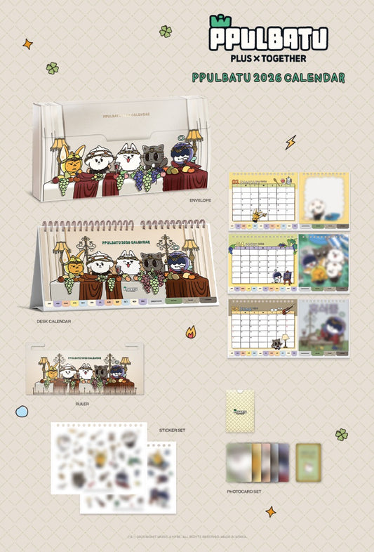 [PRE-ORDER] TOMORROW X TOGETHER PPULBATU 2026 CALENDAR