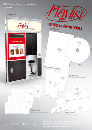 UAU 1st Mini Album [Playlist #You Are You] (& Ver.) (Limited Ver.)