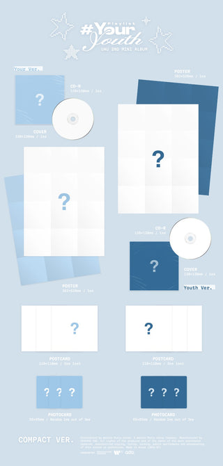 [PRE-ORDER] UAU 2nd Mini Album [Playlist #Your Youth] (COMPACT VER.)