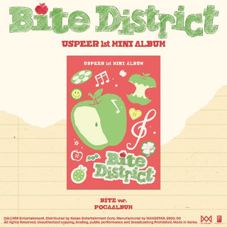 USPEER 1st Mini Album [BITE DISTRICT] (BITE Ver.) (POCAALBUM)