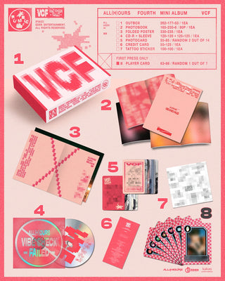 ALL(H)OURS 4th Mini Album [VCF] (READY ver. / RUMBLE ver.)