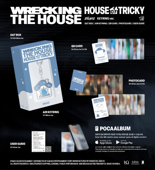 xikers 6th Mini Album [HOUSE OF TRICKY : WRECKING THE HOUSE] (KEYRING Ver)