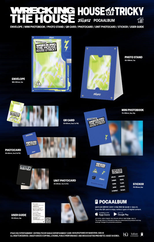 xikers 6th Mini Album [HOUSE OF TRICKY WRECKING THE HOUSE] (POCAALBUM Ver)