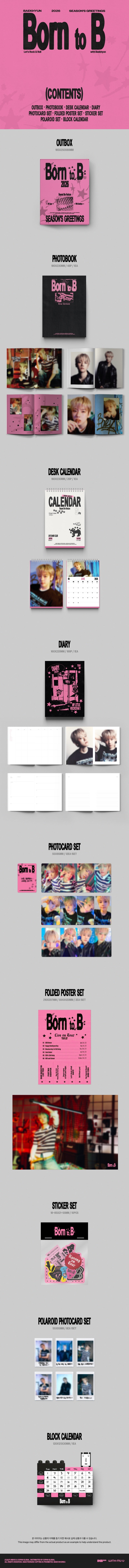 BAEKHYUN 2026 SEASON'S GREETINGS [Born to B]