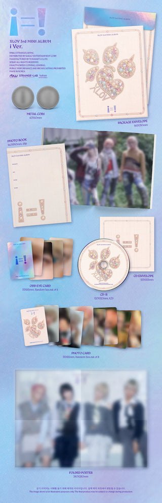 [PRE-ORDER] XLOV 3rd Mini Album [i=!] (i Ver.)