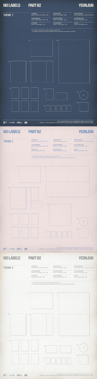 [PRE-ORDER] YEONJUN (TXT) 2nd Mini Album [NO LABELS: PART 02] (THEME 1 / THEME 2 / THEME 3)