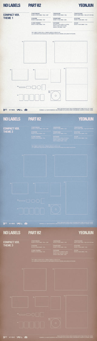 [PRE-ORDER] YEONJUN (TXT) 2nd Mini Album [NO LABELS: PART 02] (Compact Ver.)