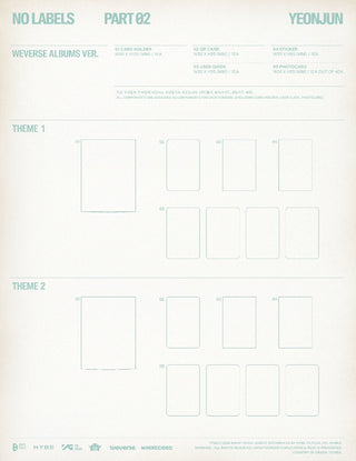 [PRE-ORDER] YEONJUN (TXT) 2nd Mini Album [NO LABELS: PART 02] (Weverse Albums ver.)