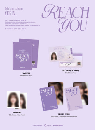 YERIN 4th Mini Album [REACH YOU] (Platform Ver.)
