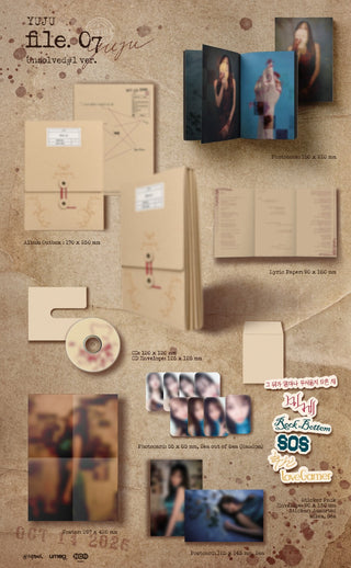 [PRE-ORDER] YUJU 4th Mini Album [file. 07] (Unsolved #01 Ver. / Unsolved #02 Ver.)