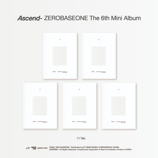 [PRE-ORDER] ZEROBASEONE 6th Mini Album [Ascend-] (11 Ver.)