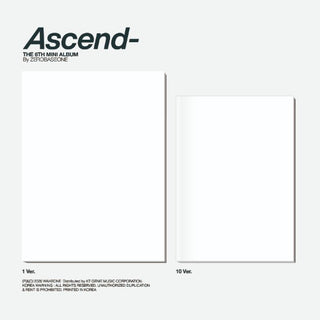 [PRE-ORDER] ZEROBASEONE 6th Mini Album [Ascend-] (Photobook Ver.) (1 Ver. & 10 Ver.)