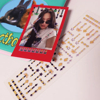Sparkling Beads Sticker Sheet