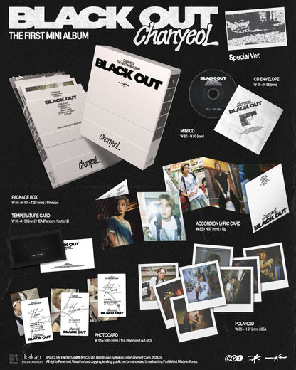 CHANYEOL 1st Mini Album [Black Out] (Special Ver.)