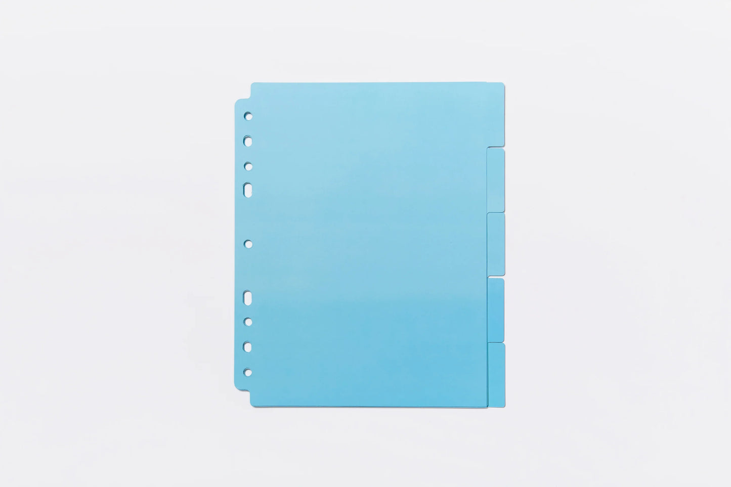 Custom A5 Binder Dividers - Sky Blue