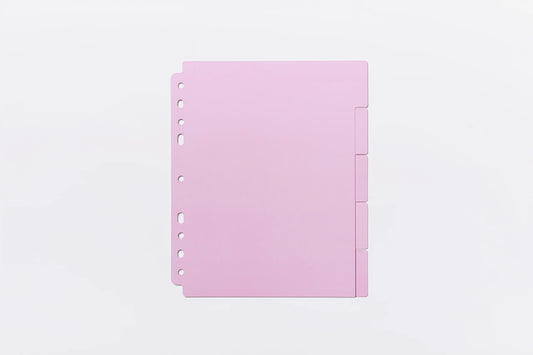 Custom A5 Binder Dividers - Light Purple