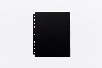 Custom A5 Binder Dividers - Black