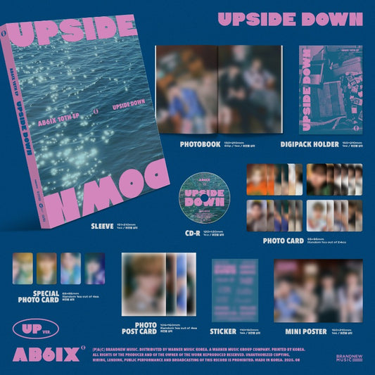 AB6IX 10th EP Album [UNSIDE DOWN] (Photobook Ver.)