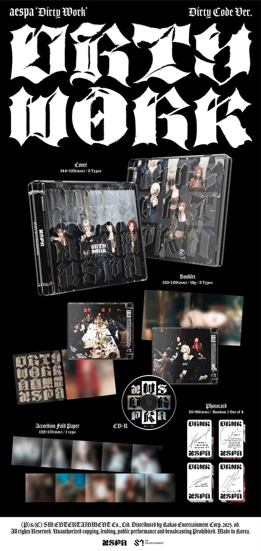 aespa Single Album [Dirty Work] (Dirty Code Ver.)