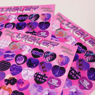 Violet Sticker Sheet