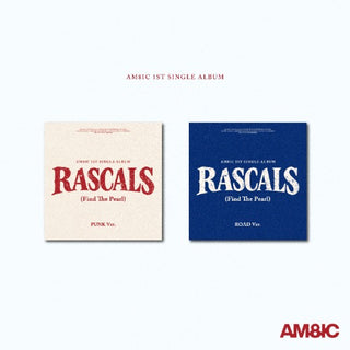 [PRE-ORDER] AM8IC 1st Single Album [RASCALS] (Find The Pearl) PUNK Ver. / ROAD Ver.