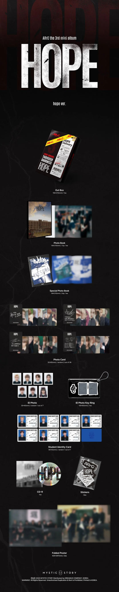 ARrC 3rd Mini Album [HOPE] (Hope Ver.)