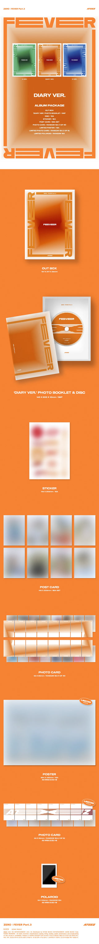 ATEEZ 7th Mini Album [ZERO : FEVER Part.3]