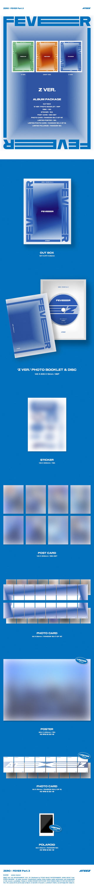 ATEEZ 7th Mini Album [ZERO : FEVER Part.3]