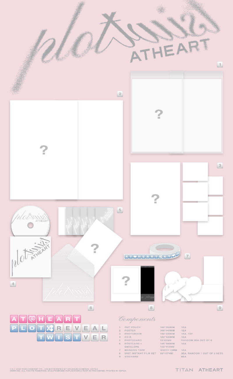 AtHeart 1st EP [Plot Twist] (Reveal Ver.)