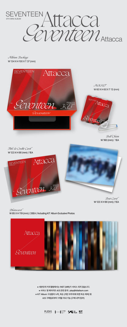 SEVENTEEN 9th Mini Album [Attacca] (KiT Ver.)