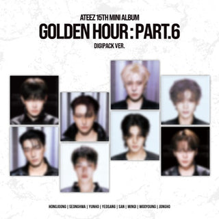 [PRE-ORDER] ATEEZ 15TH MINI ALBUM [GOLDEN HOUR : Part.6] (DIGIPACK VER.)