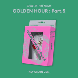 [PRE-ORDER] ATEEZ 14th Mini Album [GOLDEN HOUR : Part.5] (KEY CHAIN Ver.)