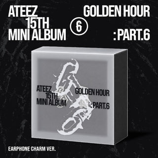 [PRE-ORDER] ATEEZ 15TH MINI ALBUM [GOLDEN HOUR : Part.6] (EARPHONE CHARM VER.)